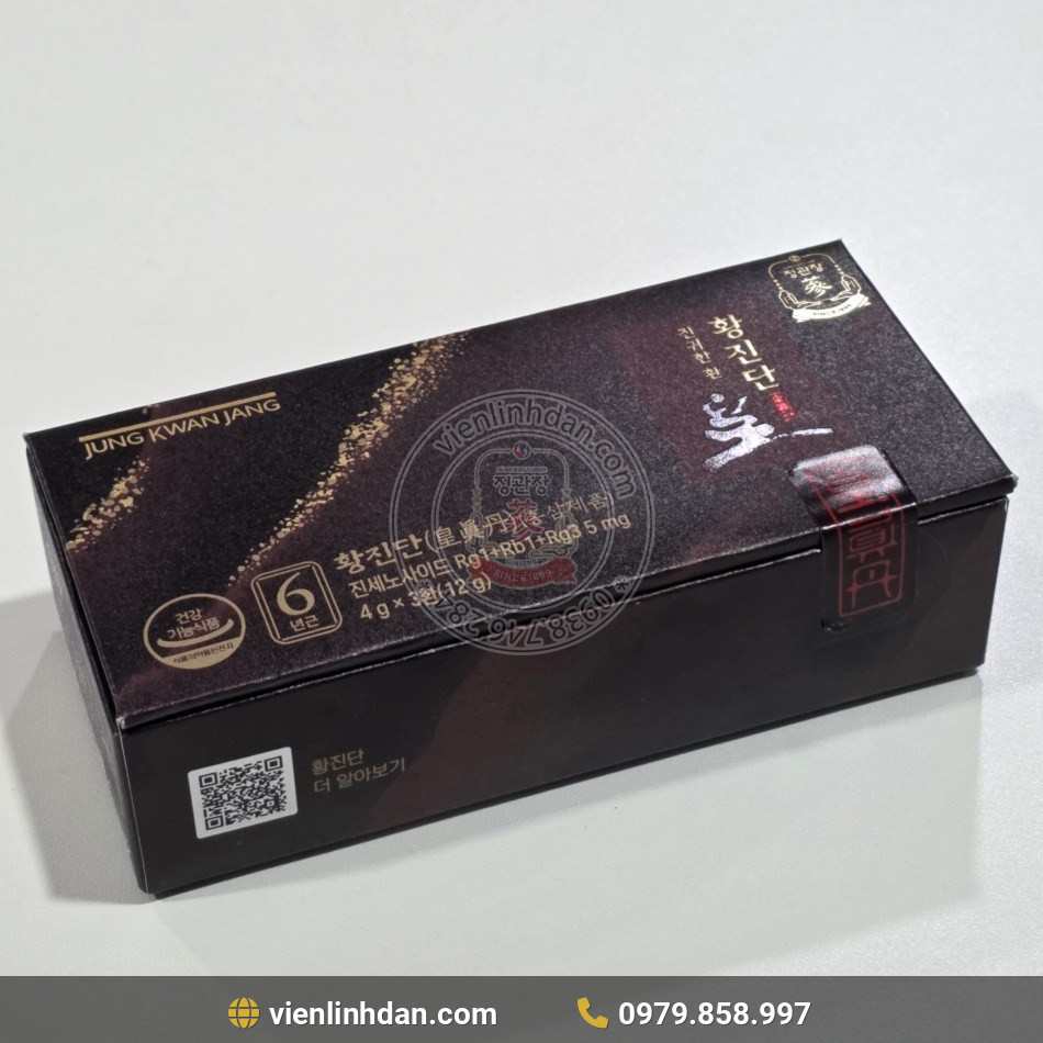 Viên Linh Đan Kgc Jung Kwan Jang Hwang Jin Dan 4g x 3 Viên - Hình ảnh chi tiết