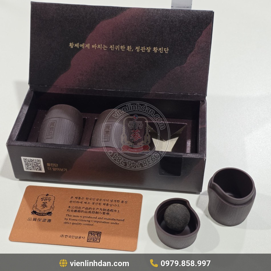 Viên Linh Đan Kgc Jung Kwan Jang Hwang Jin Dan 4g x 3 Viên - Hình ảnh chi tiết