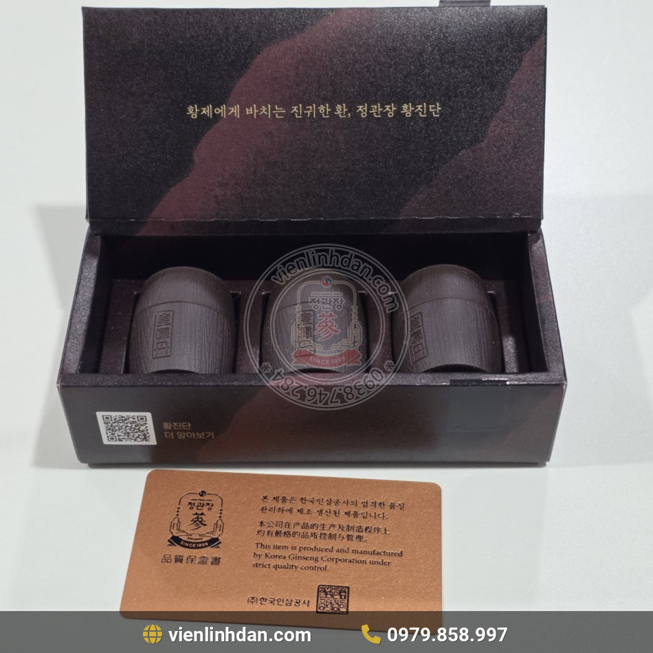 Viên Linh Đan Kgc Jung Kwan Jang Hwang Jin Dan 4g x 3 Viên - Hình ảnh chi tiết