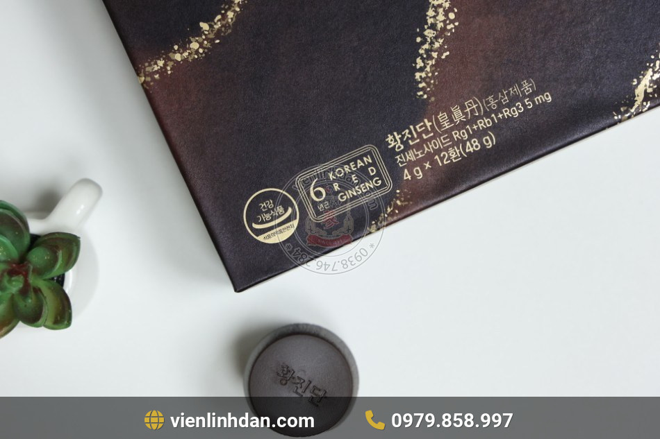 Viên Linh Đan Kgc Jung Kwan Jang Hwang Jin Dan 4g x 12 Viên - Hình ảnh chi tiết